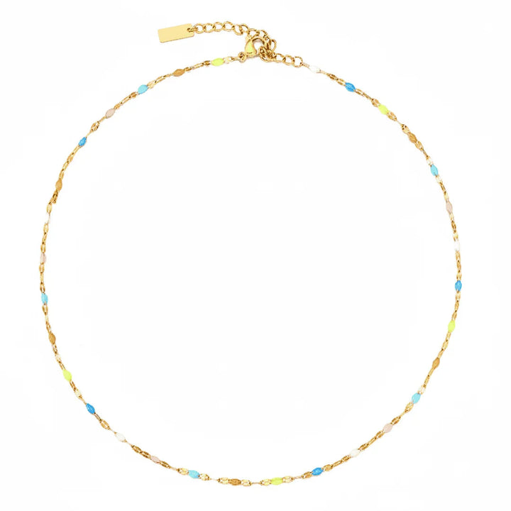 Noémie | Verfijnde Colorburst choker ketting