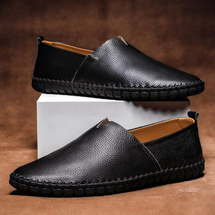 Monaco | Elegante leren espadrilles