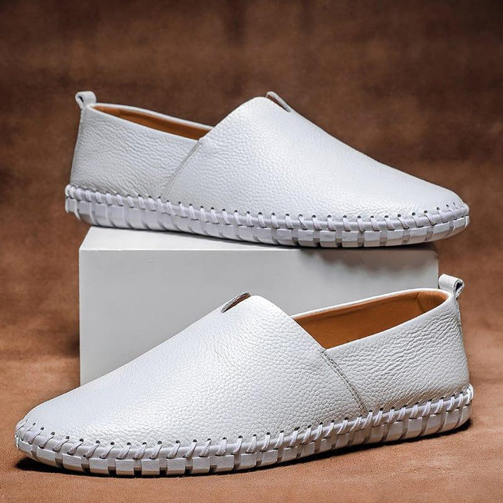 Monaco | Elegante leren espadrilles