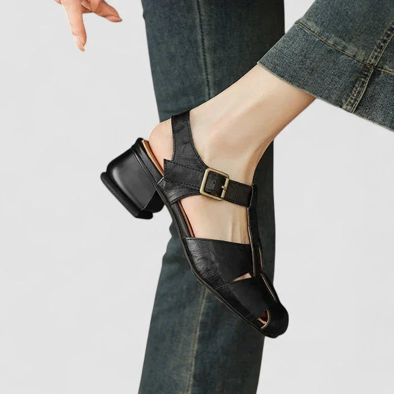 Mathilde | orthopedische Mary Jane-schoenen van leer