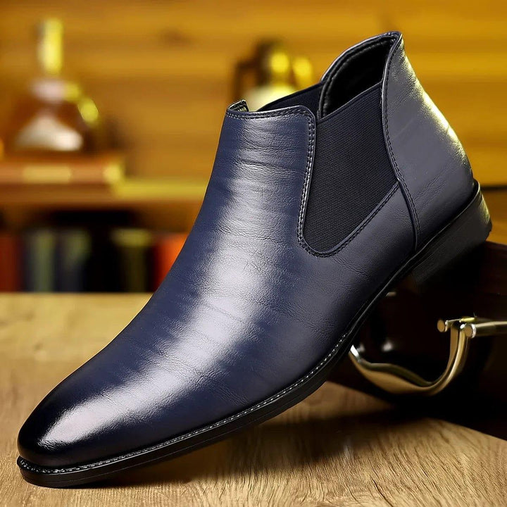 Simon | Elegante leren enkellaarzen