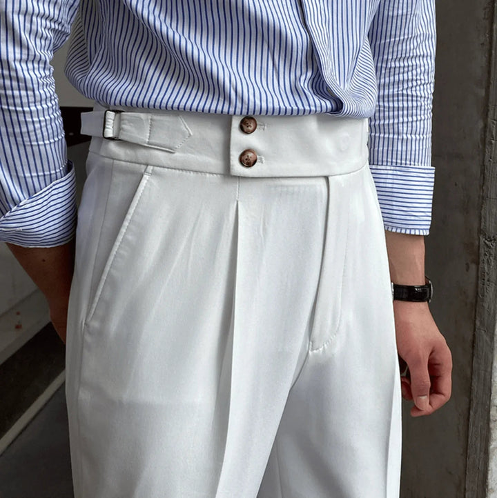 Edward | Elegante broek met hoge taille