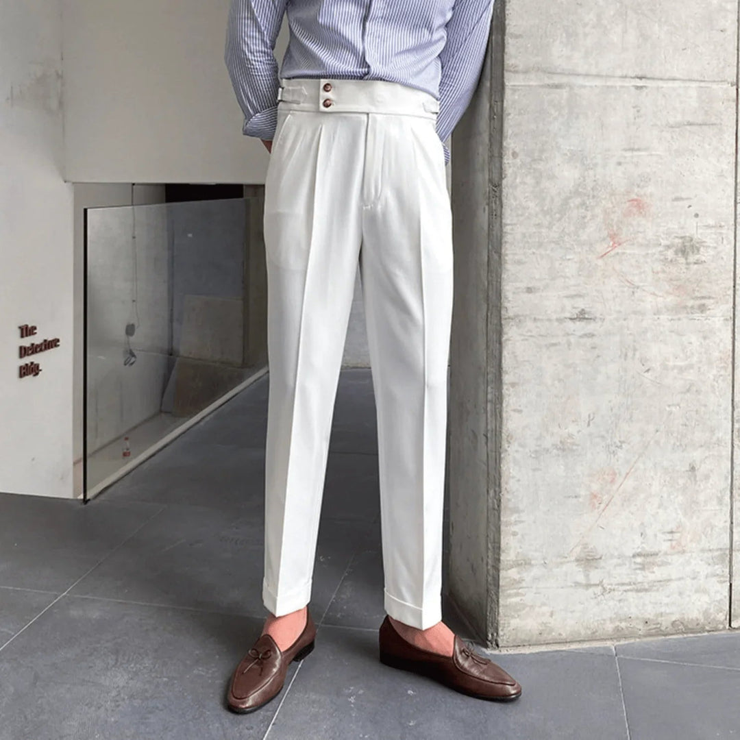 Edward | Elegante broek met hoge taille