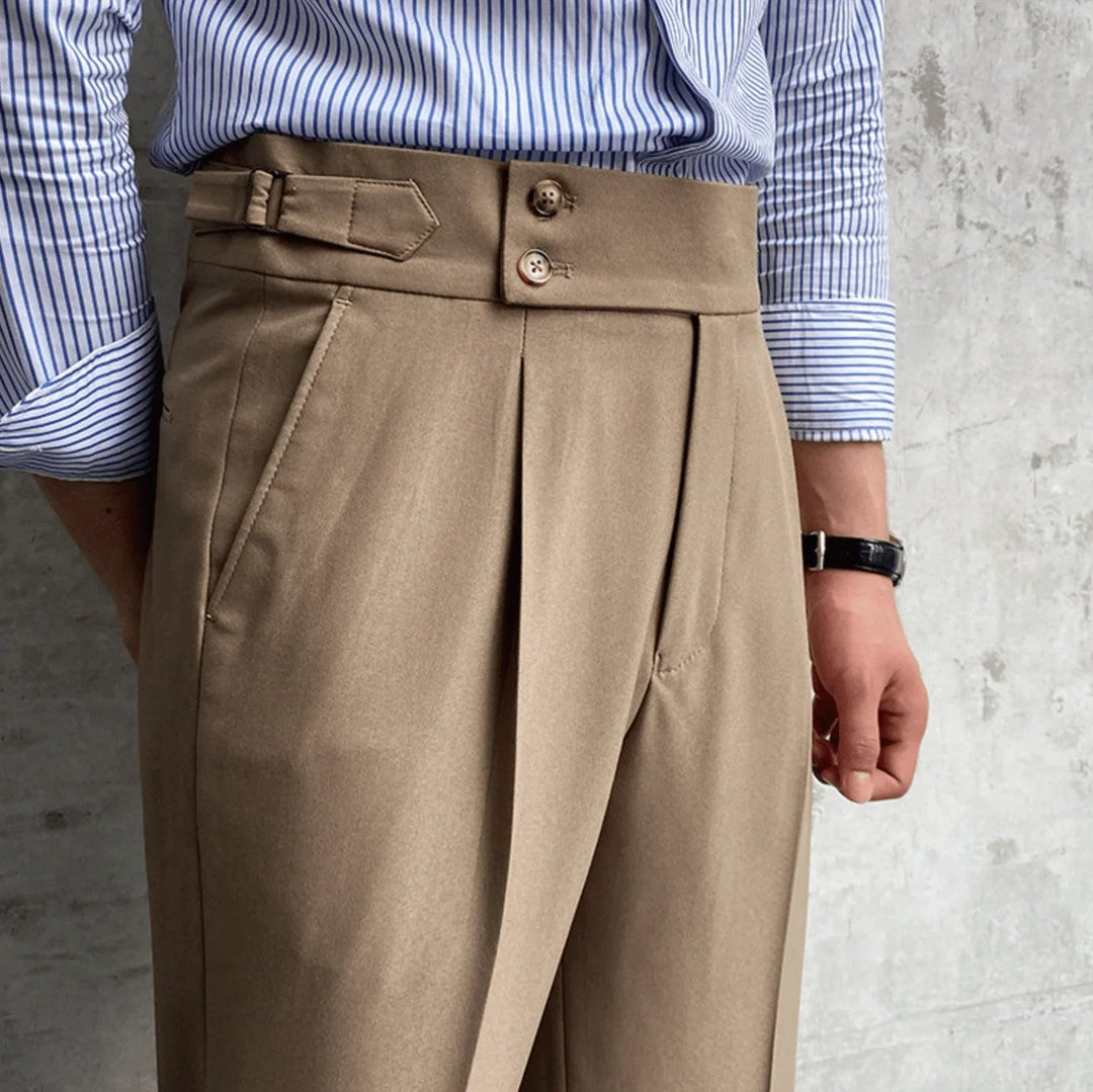 Edward | Elegante broek met hoge taille