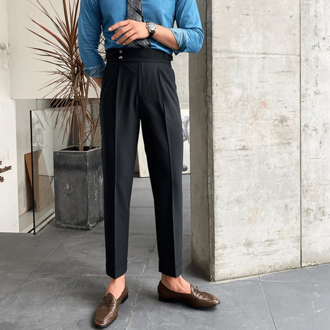 Edward | Elegante broek met hoge taille