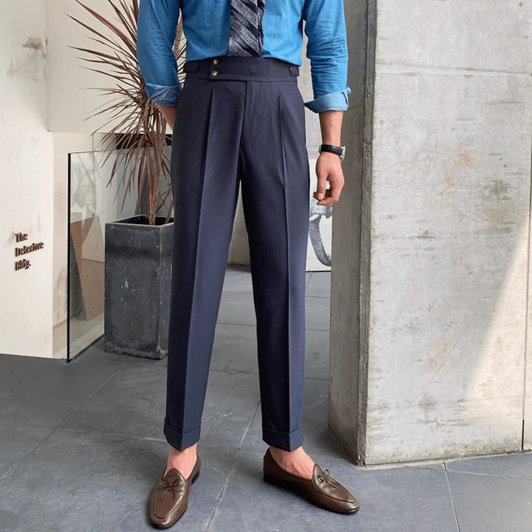 Edward | Elegante broek met hoge taille