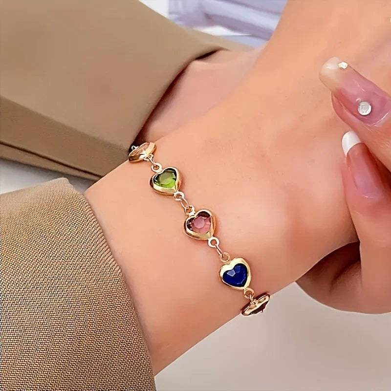 Elle | Unieke hartvormige armband
