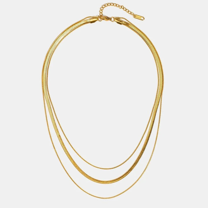 Esmée | meerlaagse ketting goud