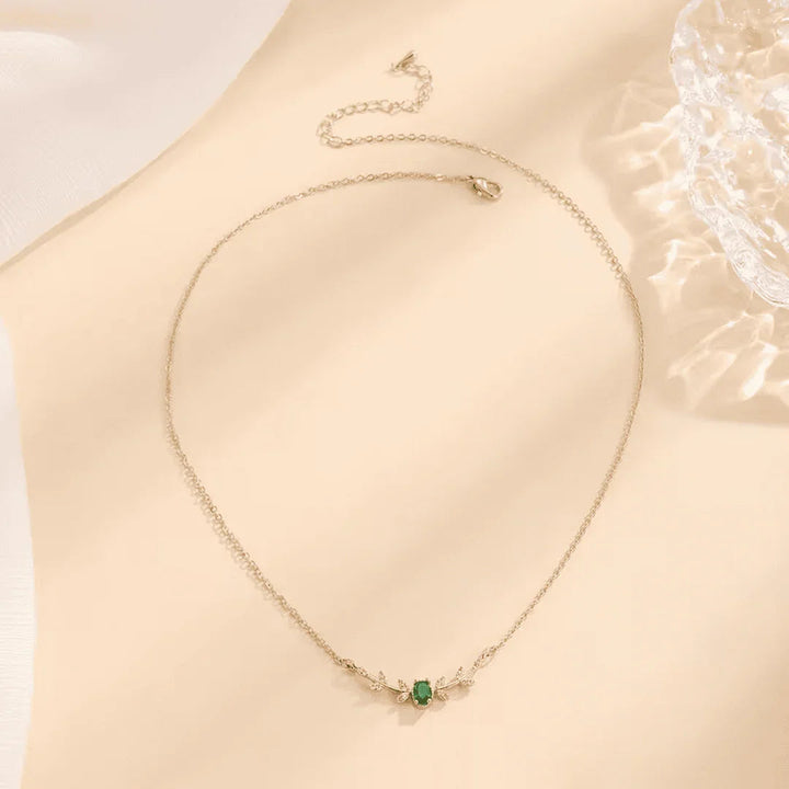 Émilie | ketting smaragd
