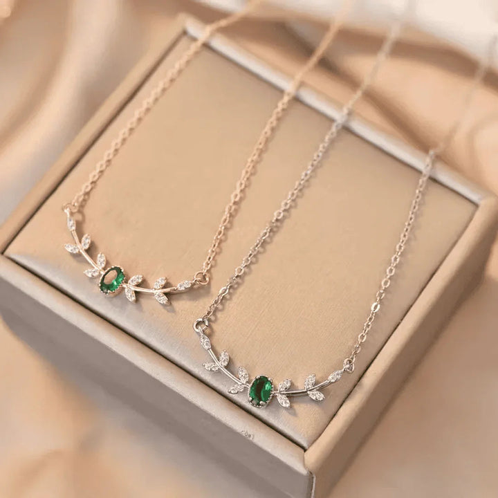 Émilie | ketting smaragd