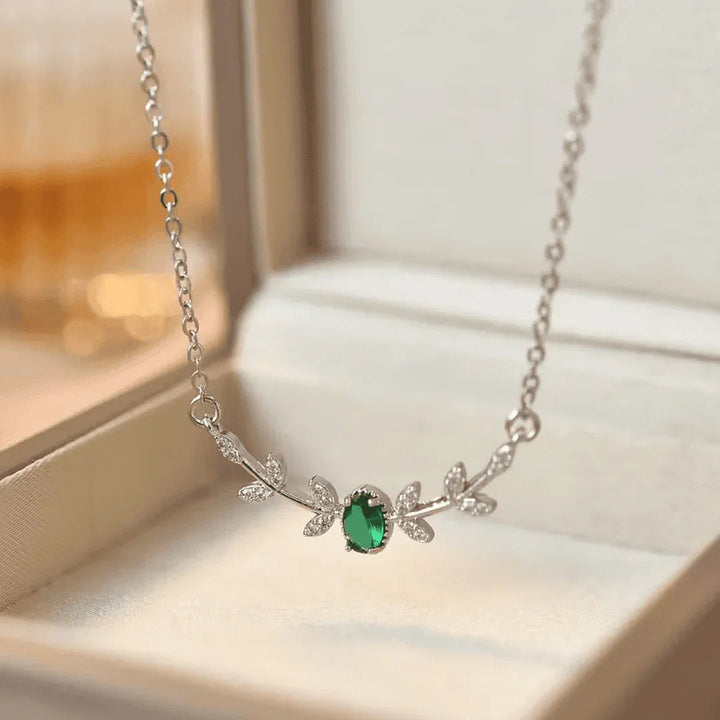 Émilie | ketting smaragd