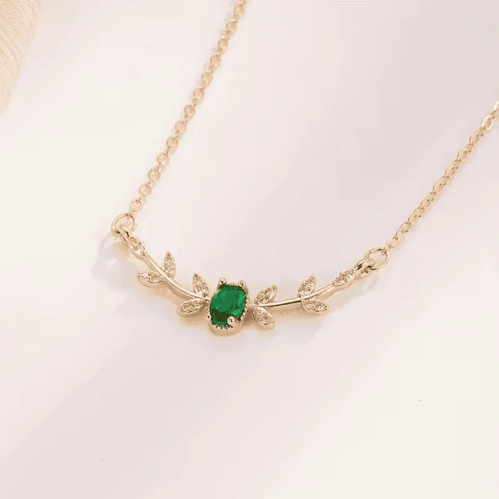 Émilie | ketting smaragd