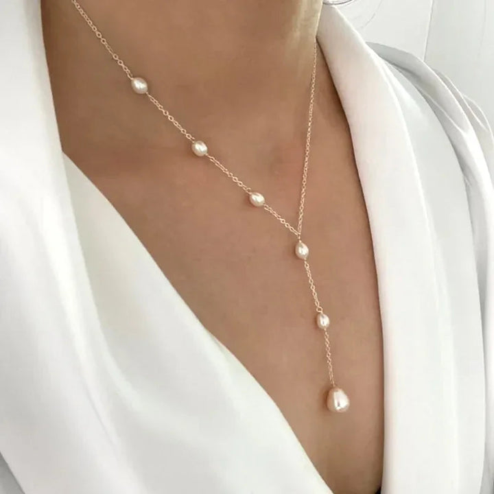 Zoé | vintage ketting met parels