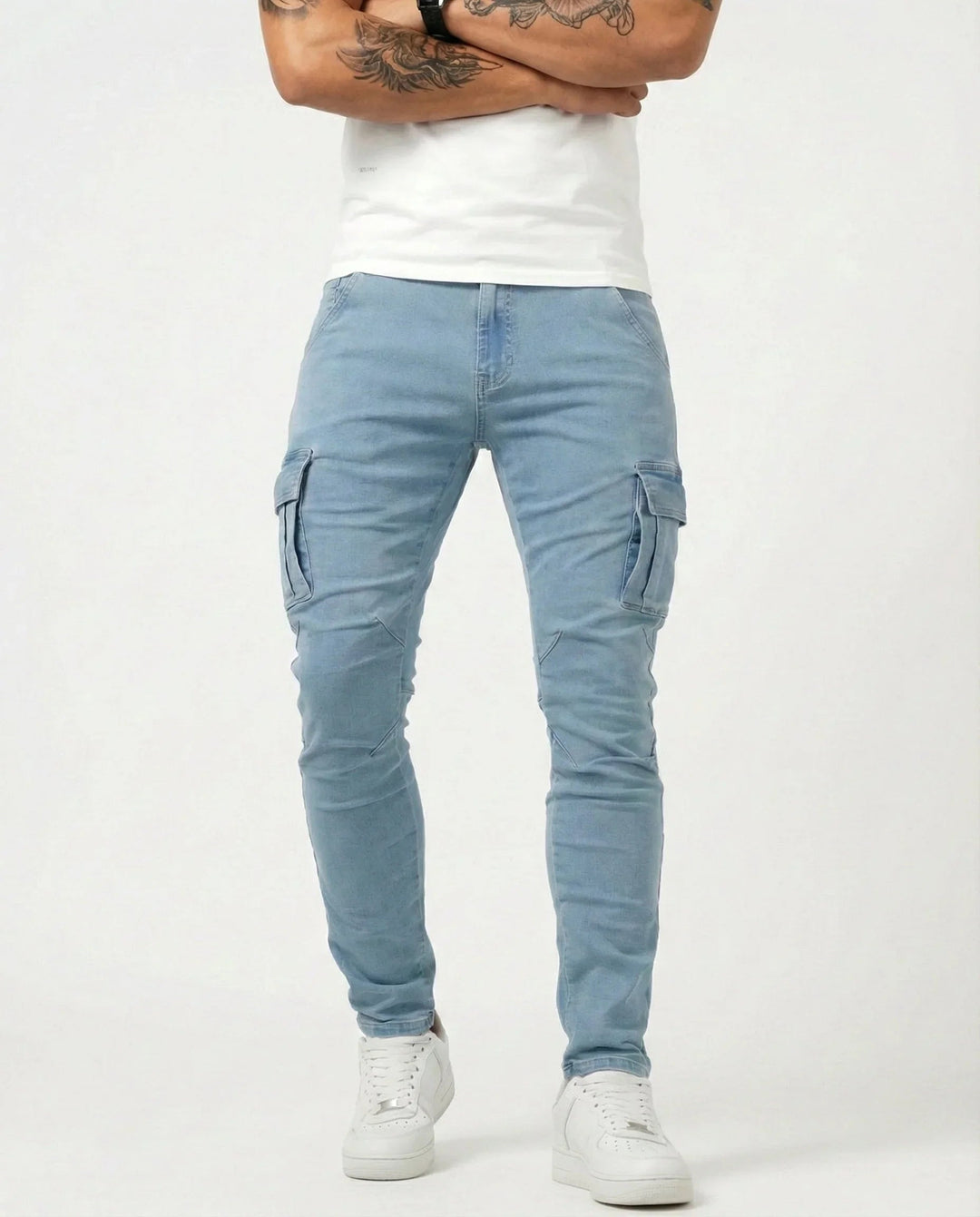 Jean | Elastische cargobroek