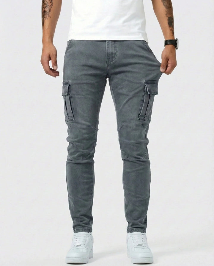 Jean | Elastische cargobroek