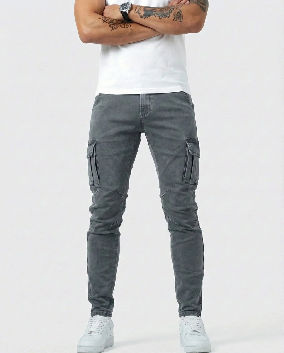 Jean | Elastische cargobroek