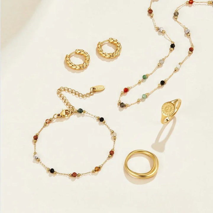 Éléonore | Armband met steen