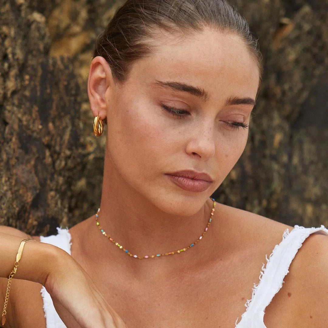 Noémie | Verfijnde Colorburst choker ketting
