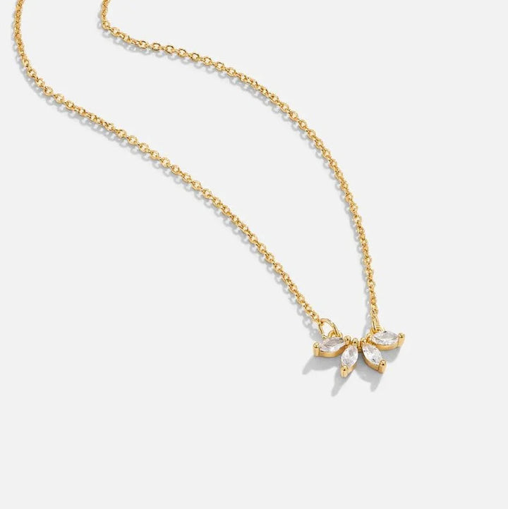 Lucie | ketting in Cristal Étincelant blad